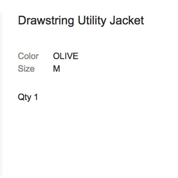 Olive Utility Jacket - Picture 4 of 4